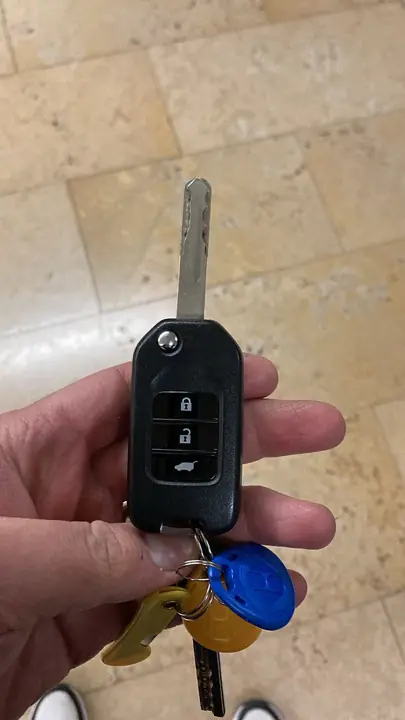 Honda remote flip key