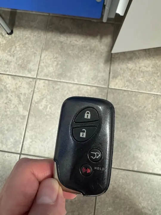 Replacement Lexus smart key